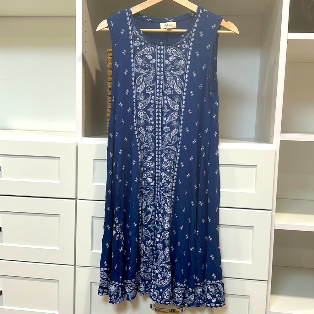 Style & Co Sleeveless Swing Dress